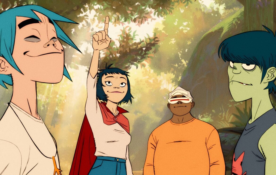 La banda Gorillaz lanza un emotivo cortometraje dirigido por Jamie Hewlett, que se adentra en su mundo visual.